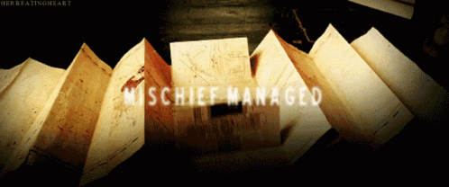 Harry Potter Marauders Map GIF - Harry Potter Marauders Map Mischief Managed GIFs